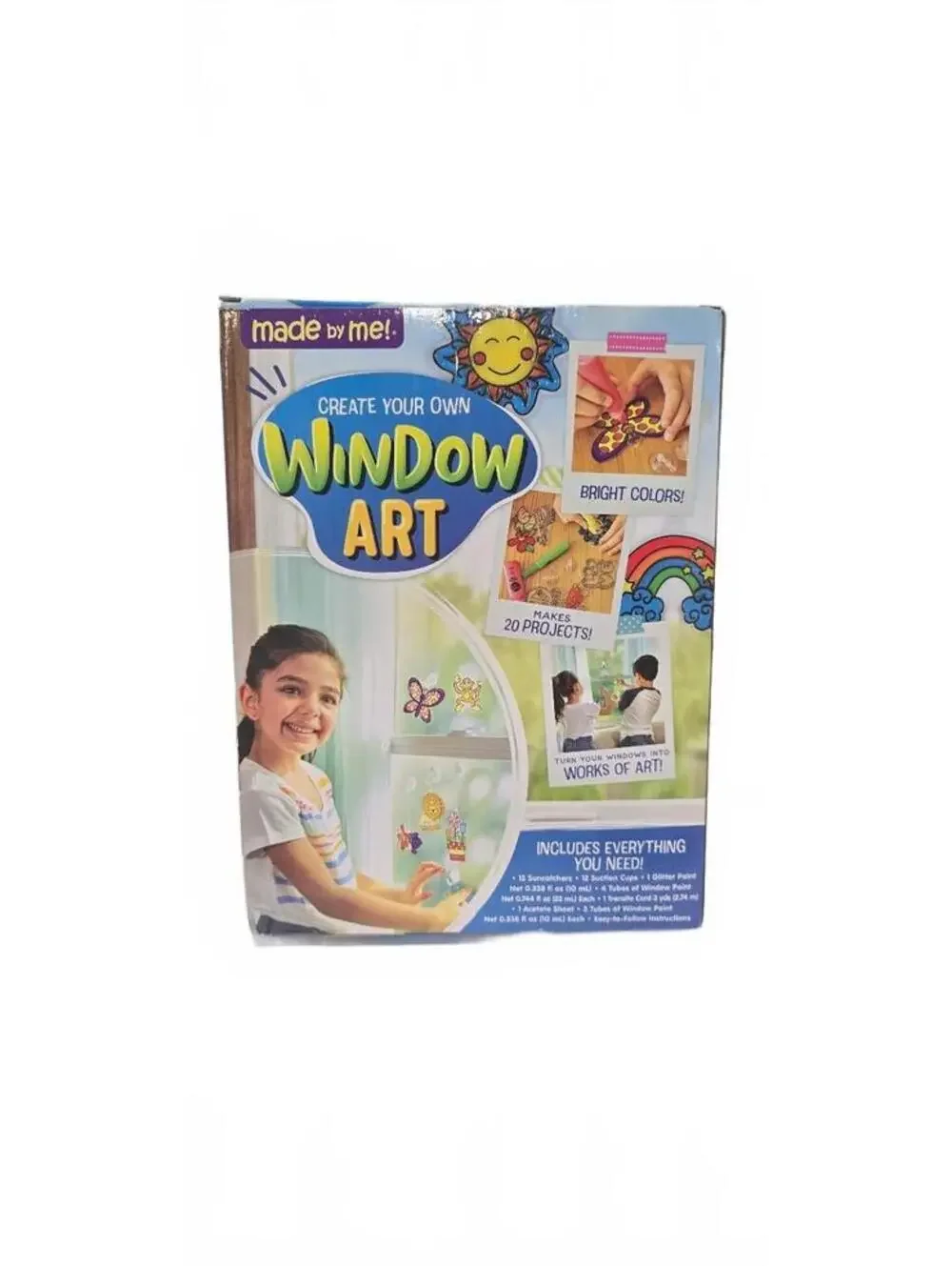 Made By Me Create Your Own Window Art Kit - Makes 20 Projects
